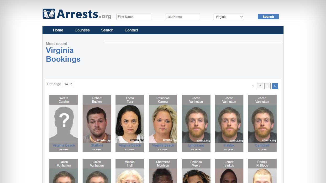 Virginia Arrests and Inmate Search