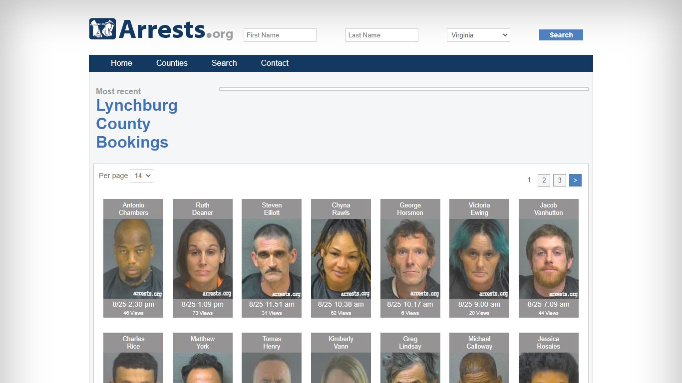 Lynchburg County Arrests and Inmate Search